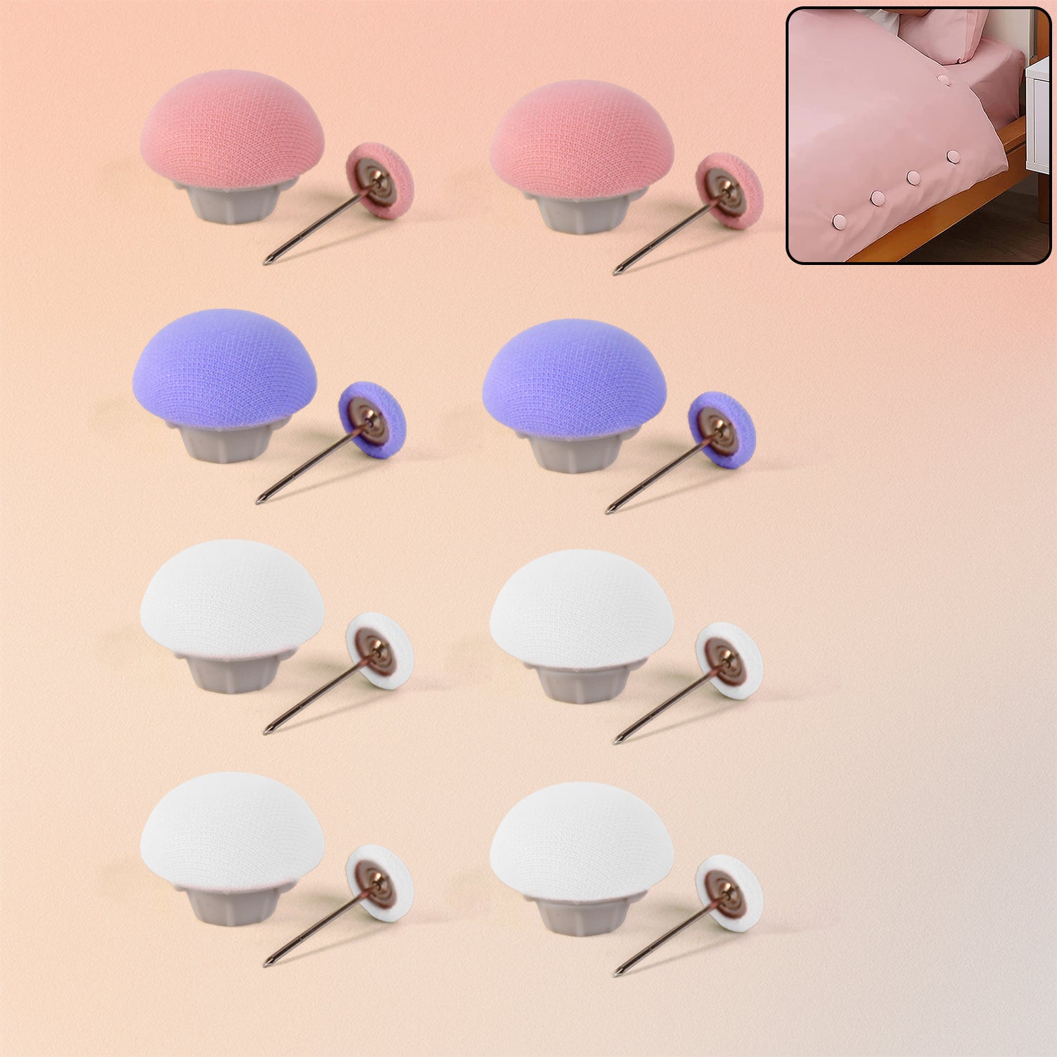 Decorative Headboard Sofa Pins (8 Pcs Set) Decorative Headboard Sofa Pins (8 Pcs Set)